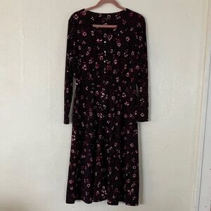 Talbots Floral Midi Dress, L